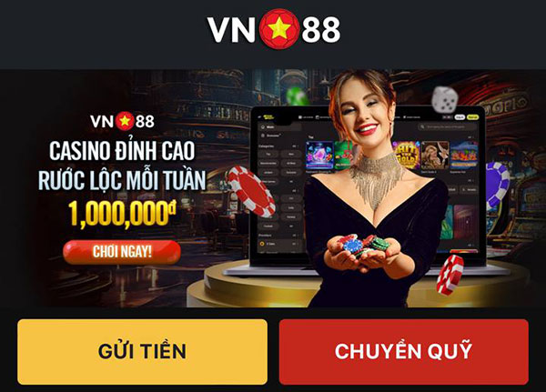 Nạp tiền Vn88